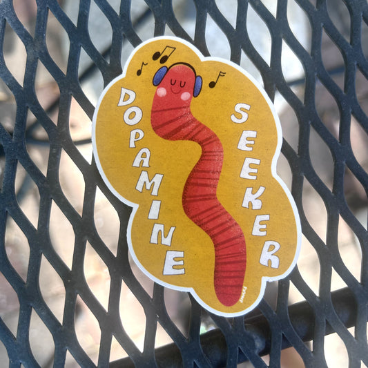 dopamine seeker sticker