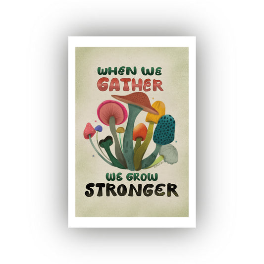 gather art print