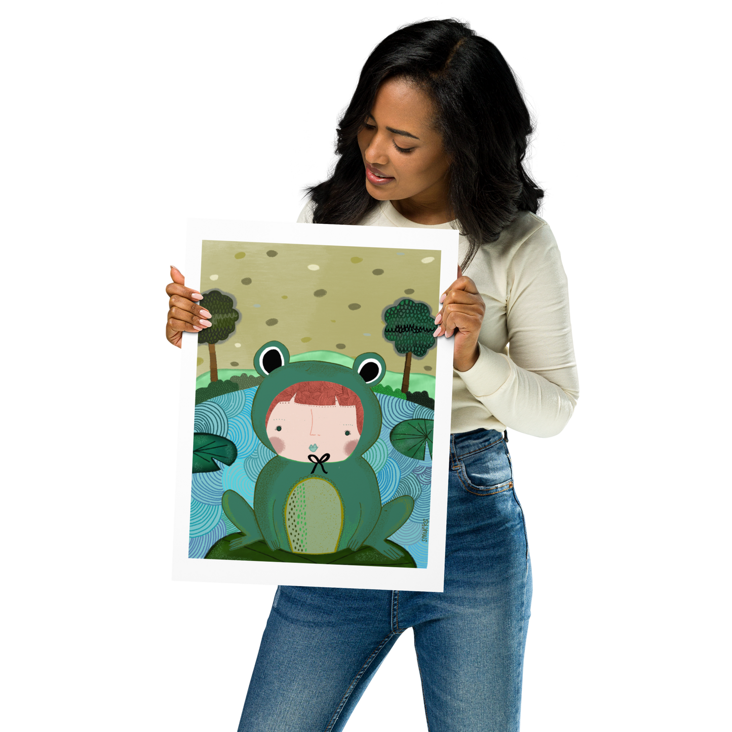 I Am Frog Matte Art Poster Print