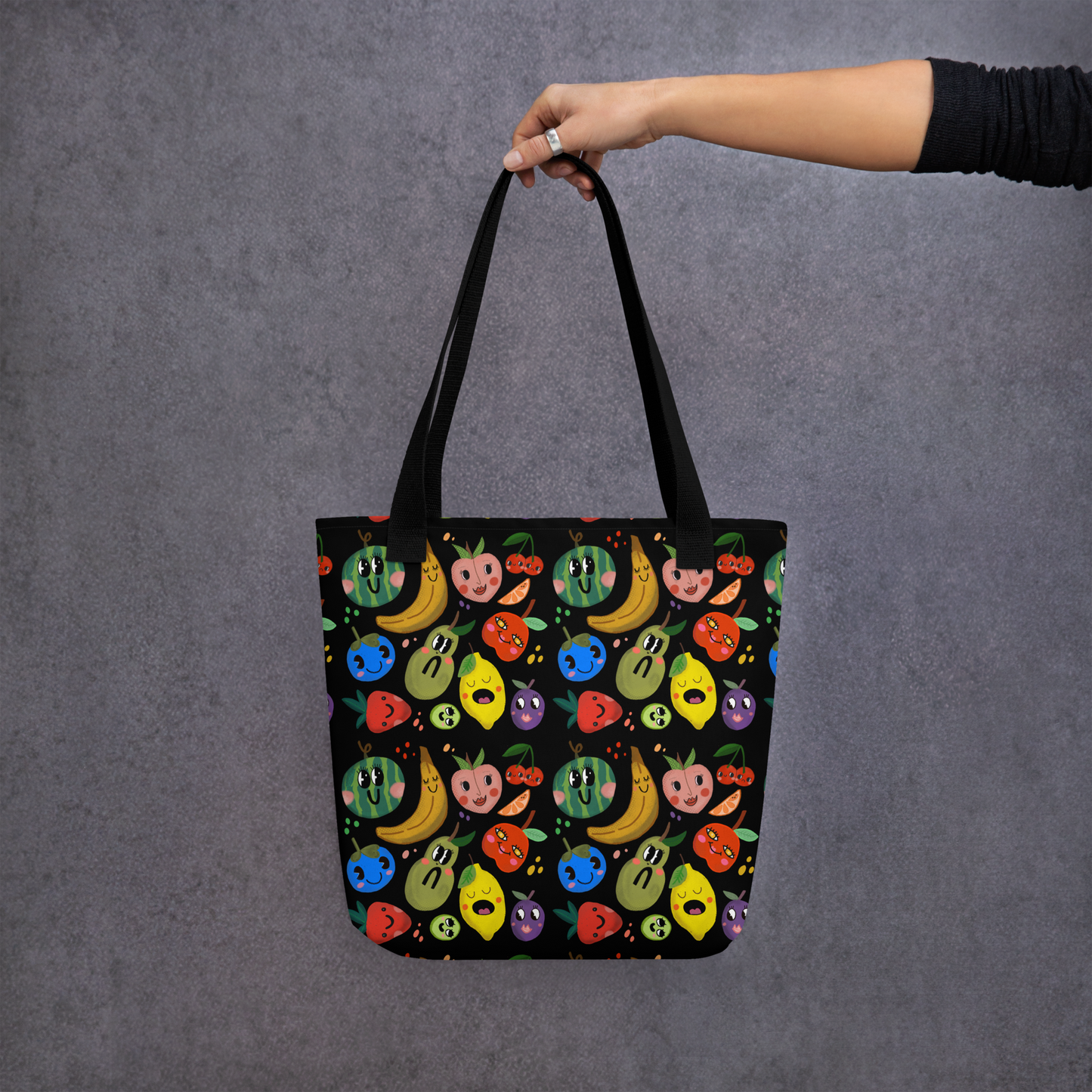 Feelin' Fruity Pattern Tote Bag