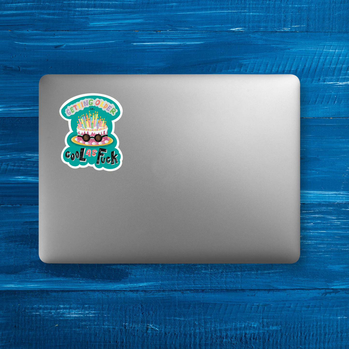 getting older sticker