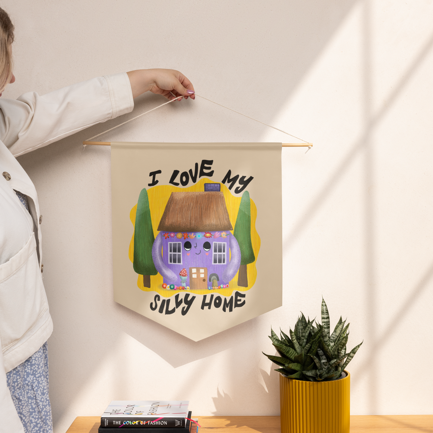 I Love My Silly Home Pennant Banner