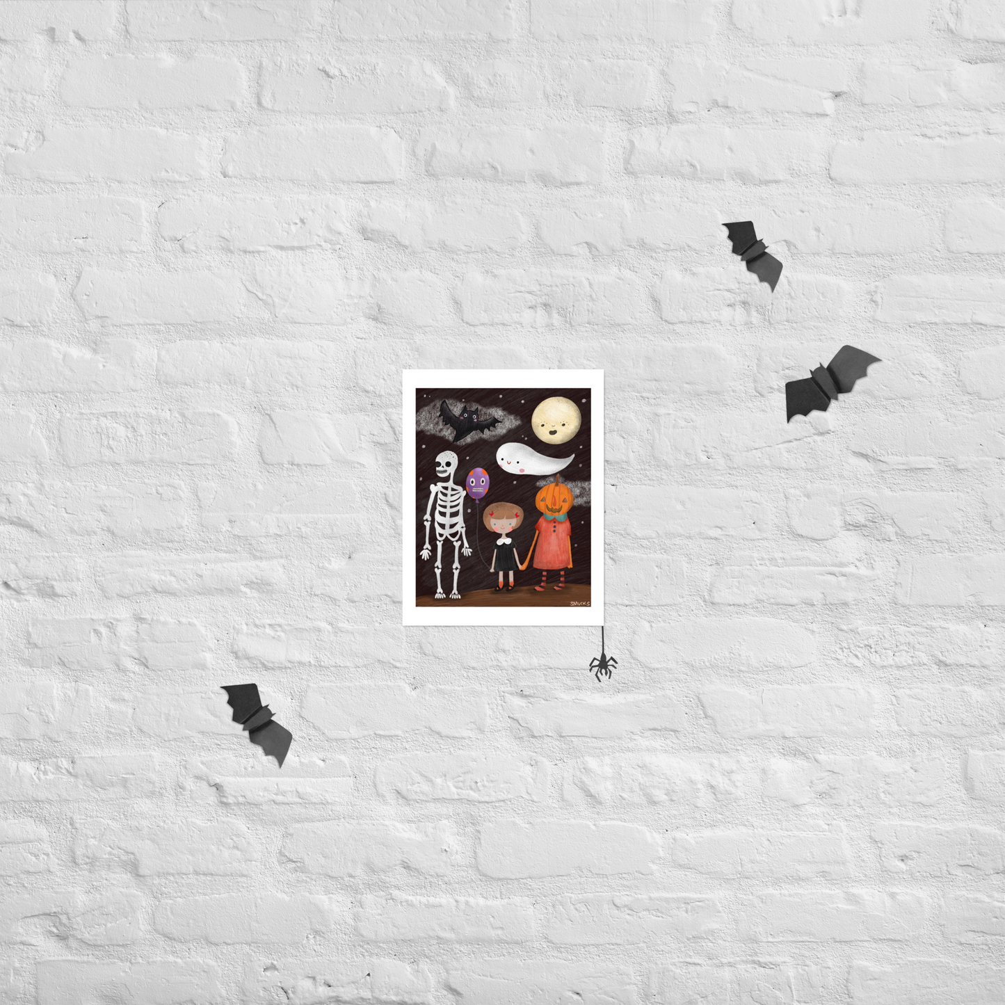 Spooky Crew Matte Art Poster Print