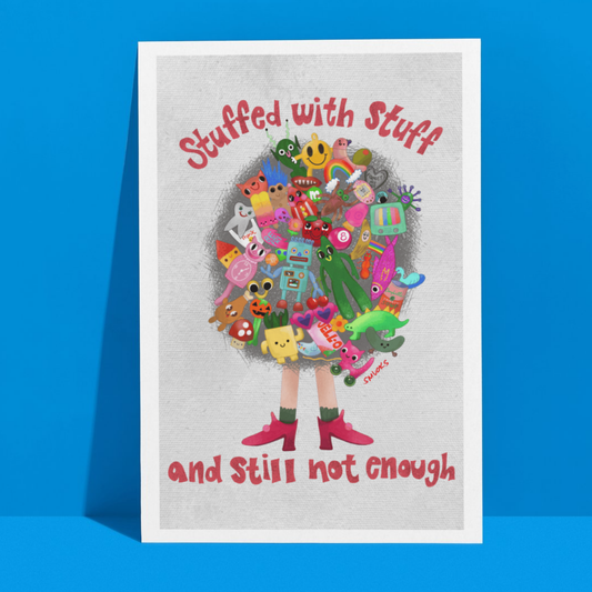 stuffed with stuff art print