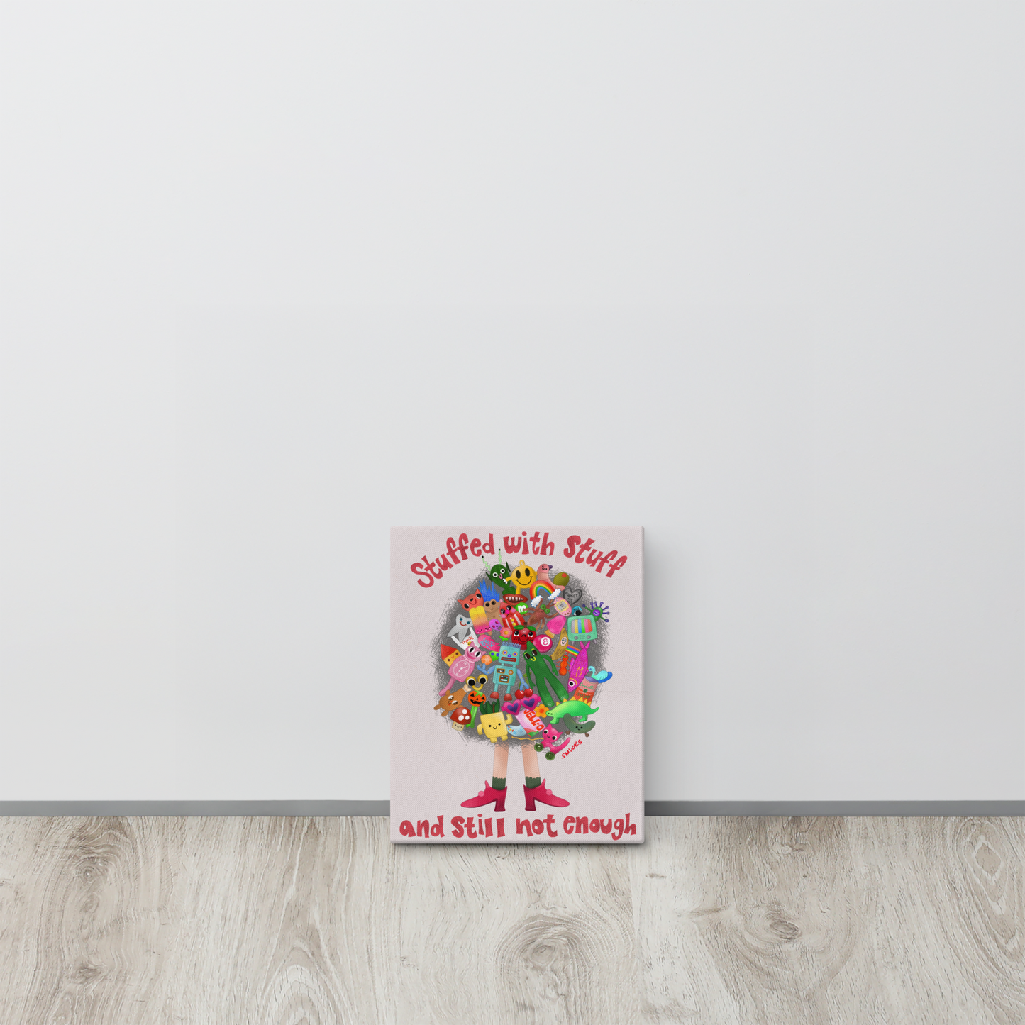 Stuffed With Stuff 8x10 Canvas Wall Art