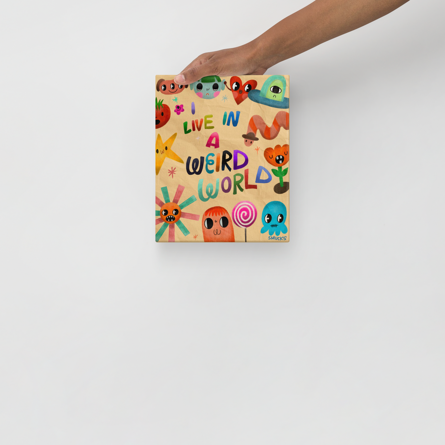 Weird World 8x10 Canvas Wall Art