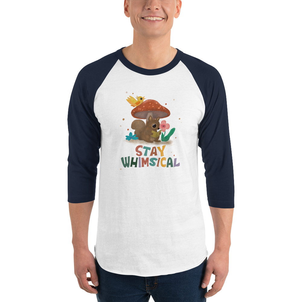 Stay Whimsical Retro Unisex Baseball Tee