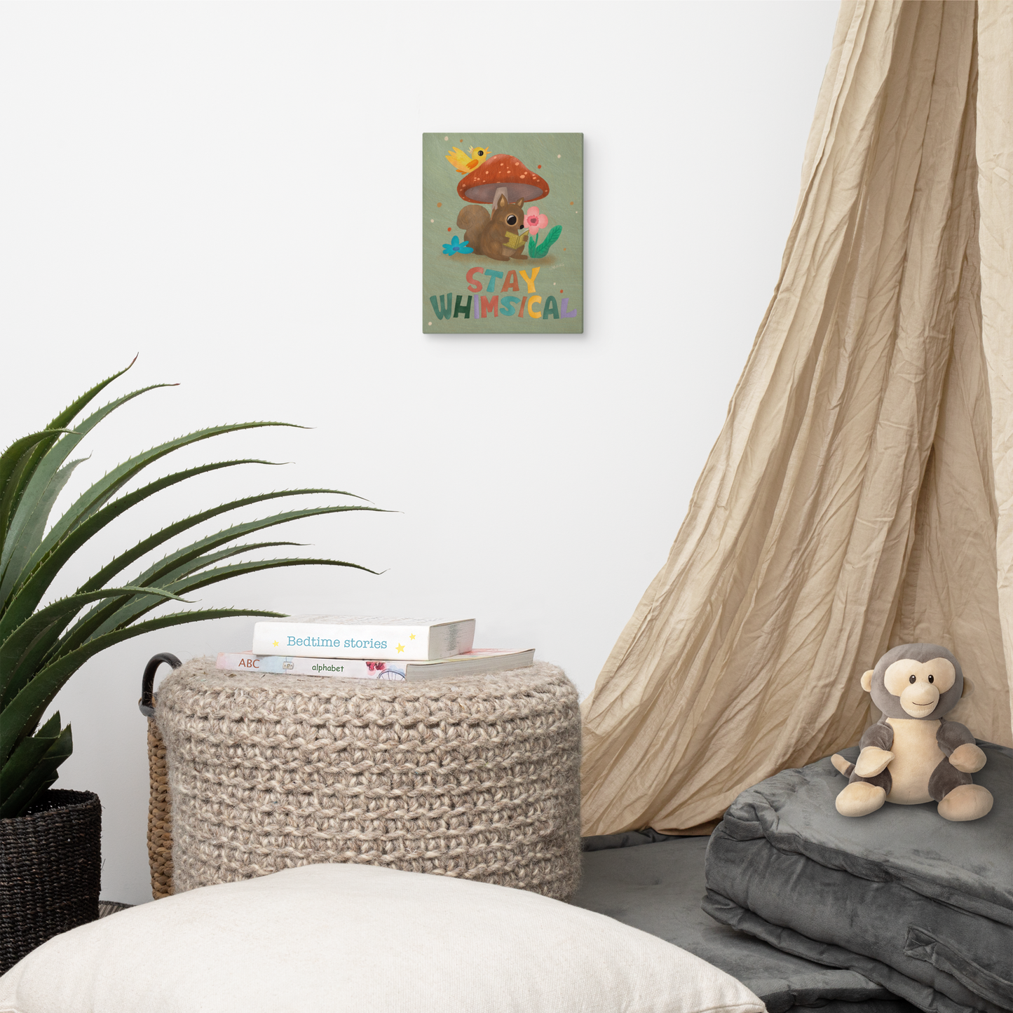 Stay Whimsical 8x10 Canvas Wall Art