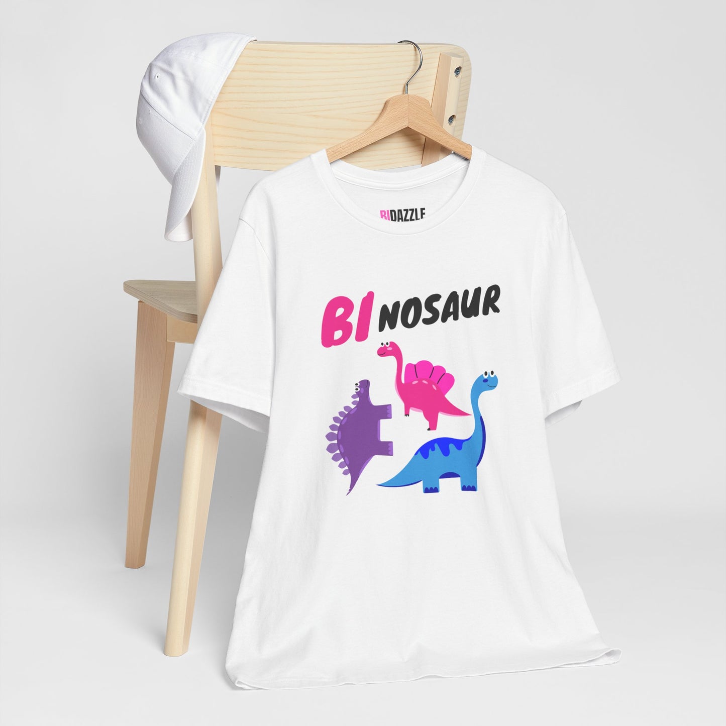 BI-nosaur Bisexual Dino Unisex Graphic Tee