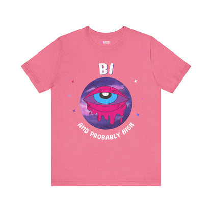 Bi and Probably High Unisex Graphic Tee