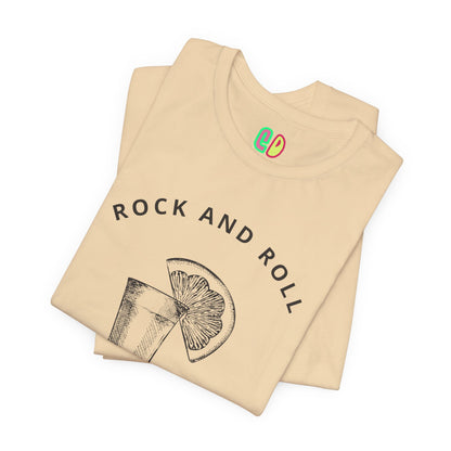 Rock and Roll & Tequila Shots Unisex Graphic Tee