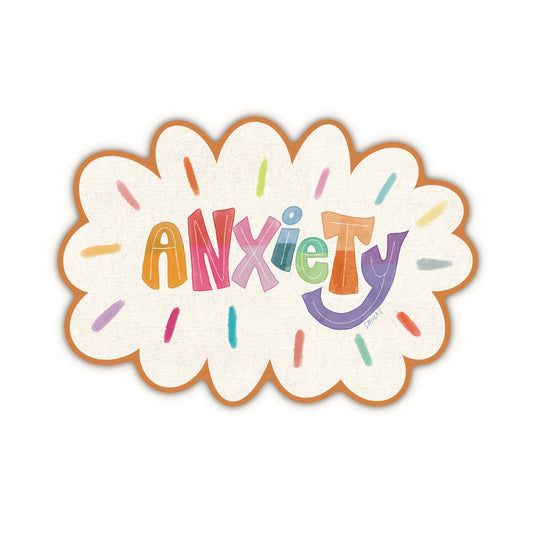anxiety sticker