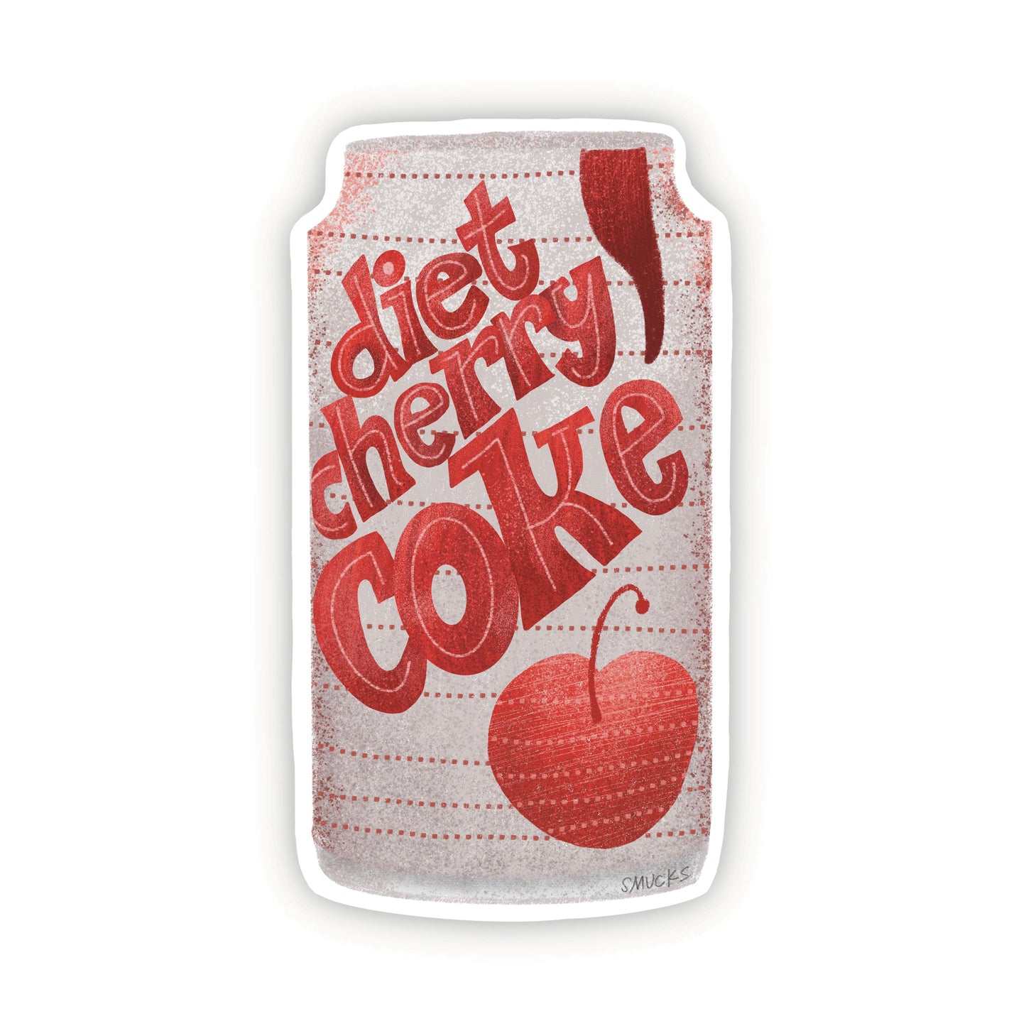 diet cherry coke sticker