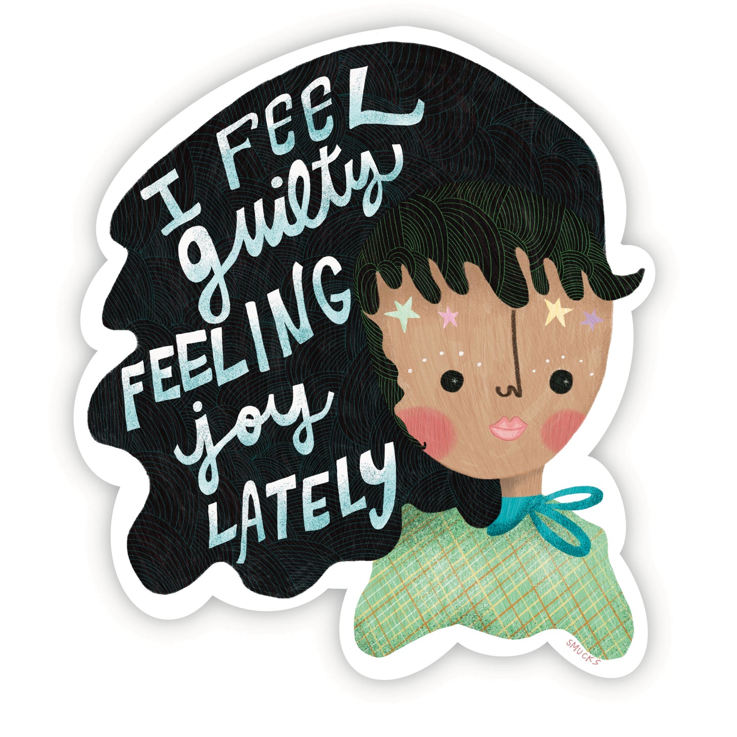 feeling joy sticker