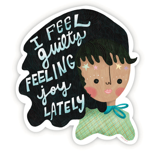 feeling joy sticker