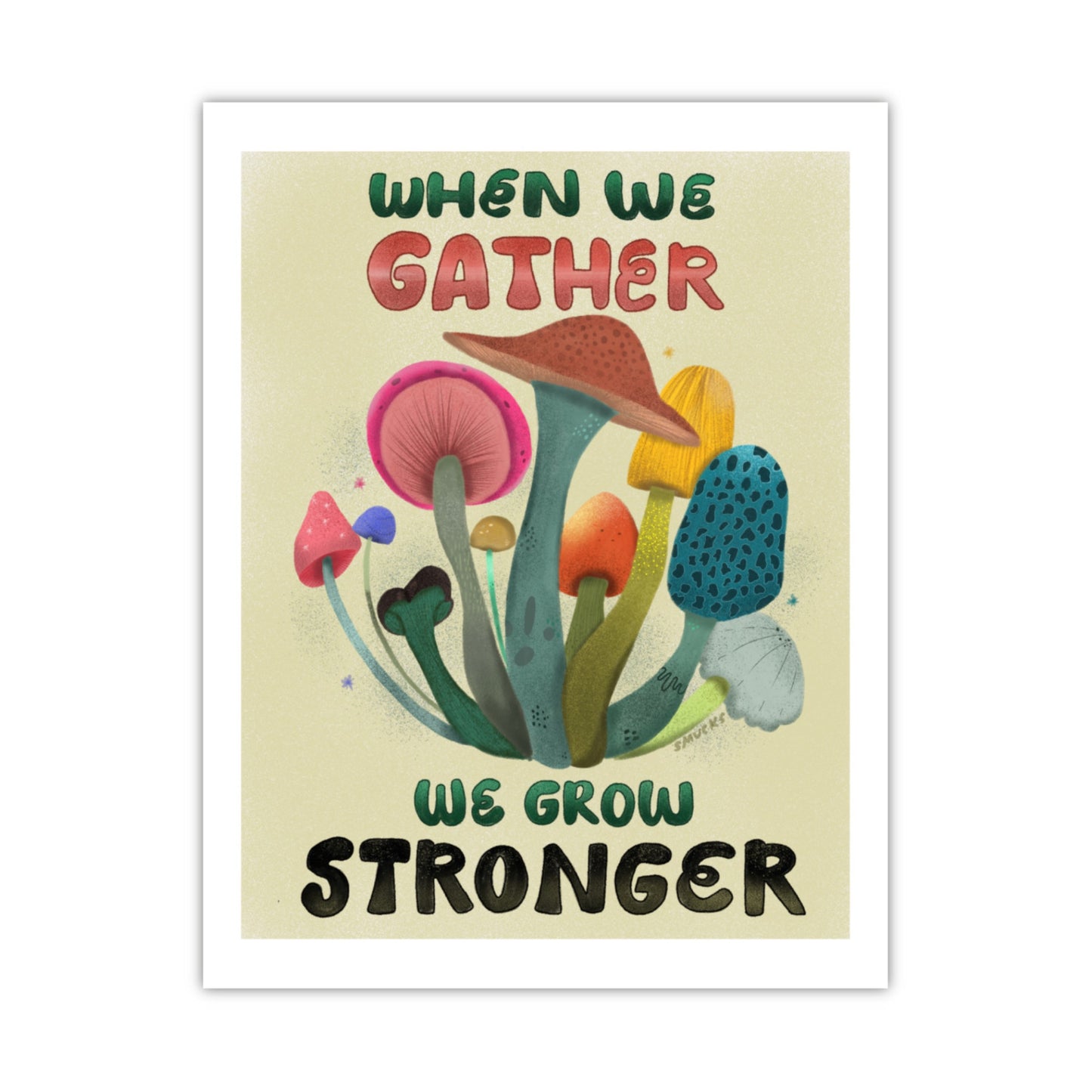 gather art print