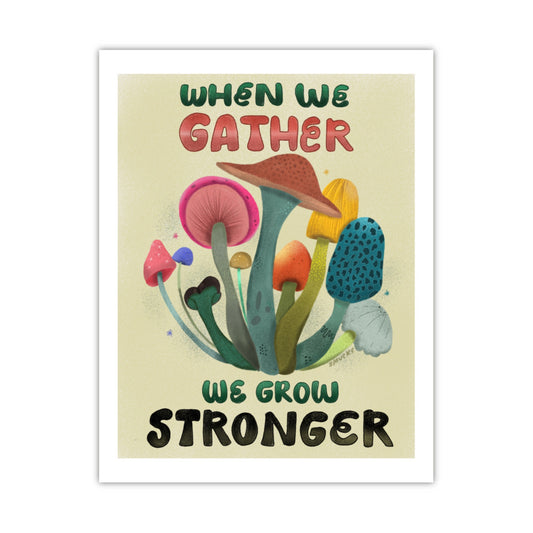 gather art print