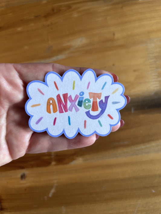anxiety sticker