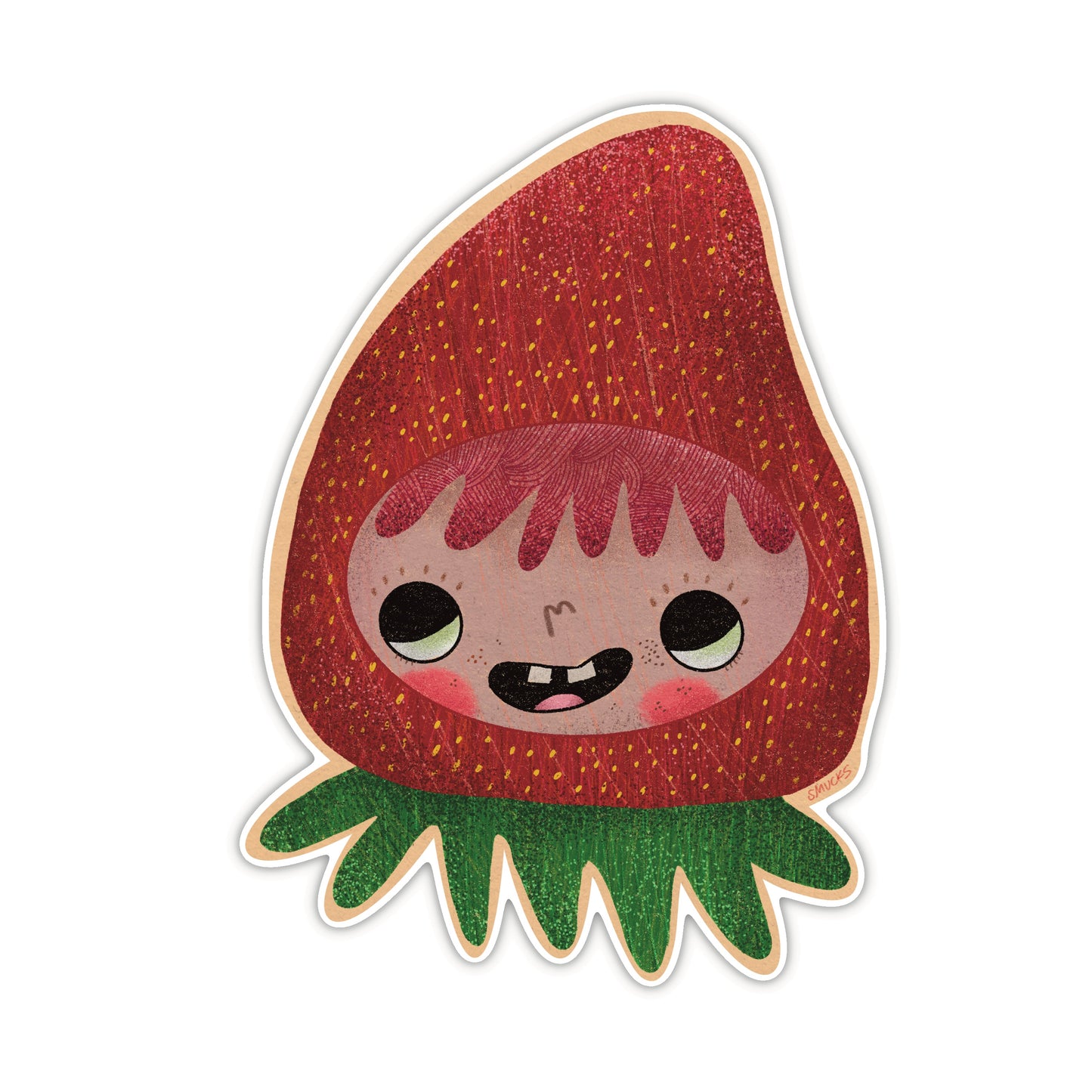 strawberry sticker