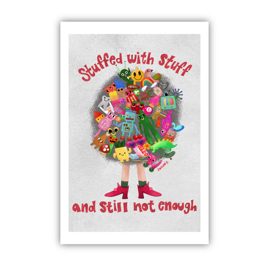 stuffed with stuff art print