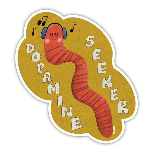 dopamine seeker sticker