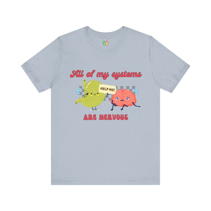 cute graphic t-shirt for mental health advocates and worriers