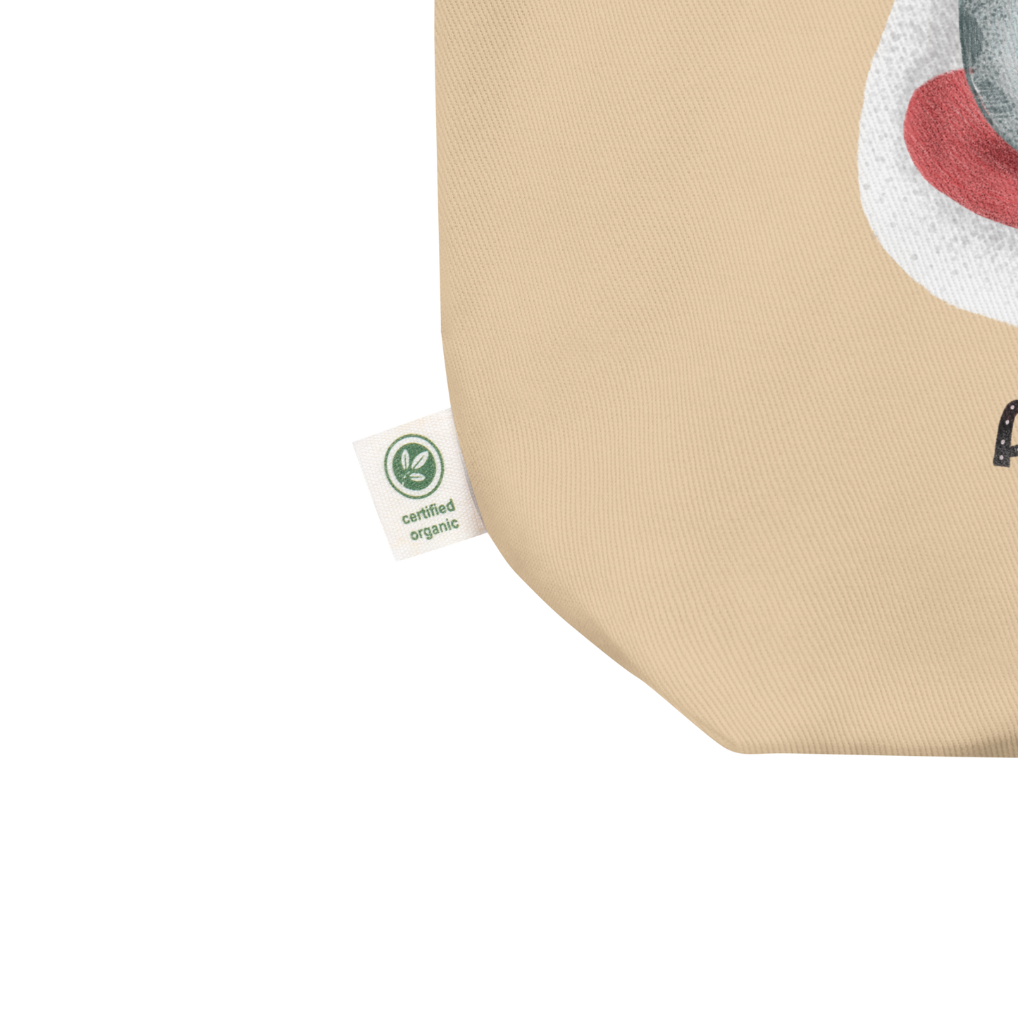 Sometimes Antisocial Always Anti-Fascist Organic Eco Tote Bag