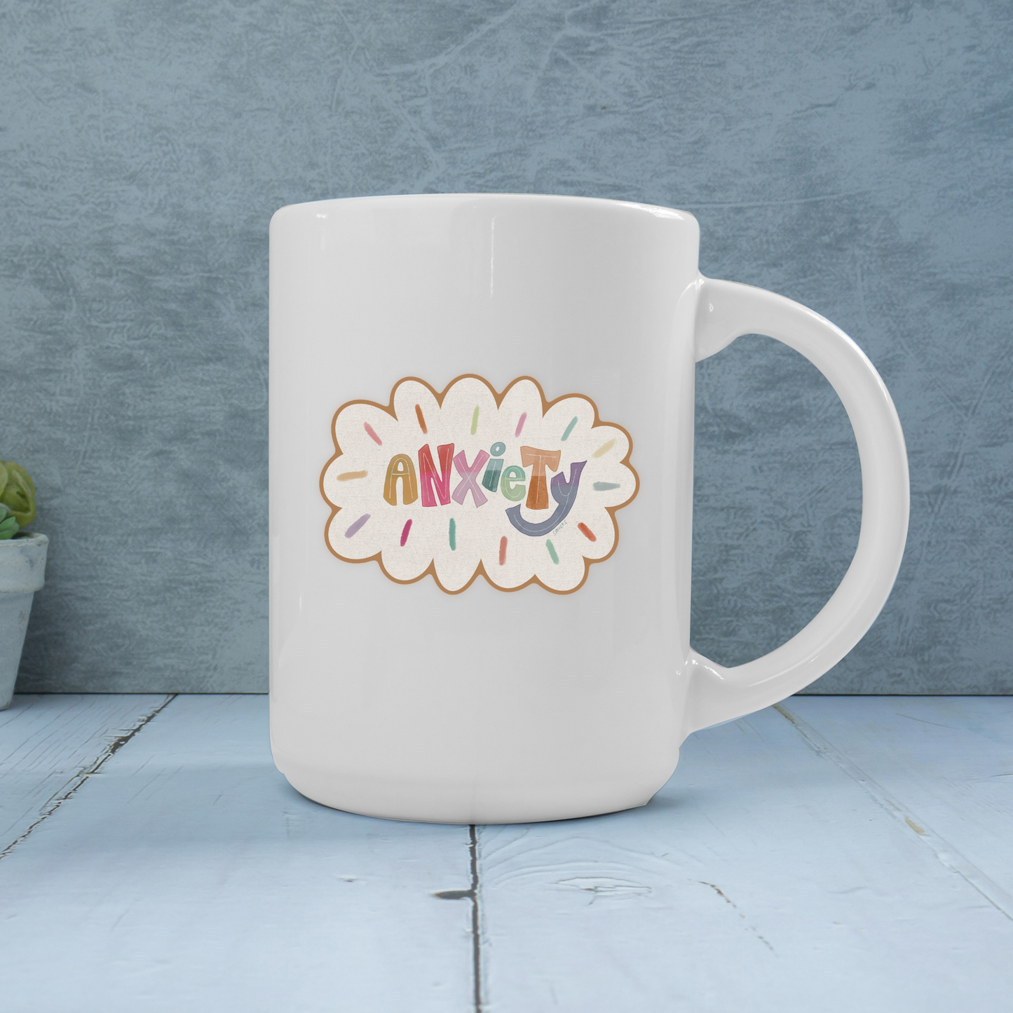 anxiety sticker