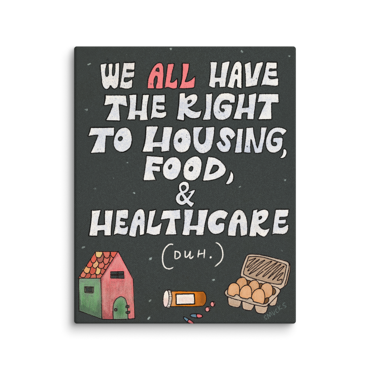 Basic Human Rights 8x10 Canvas Wall Art