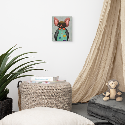 Batty 8x10 Canvas Wall Art