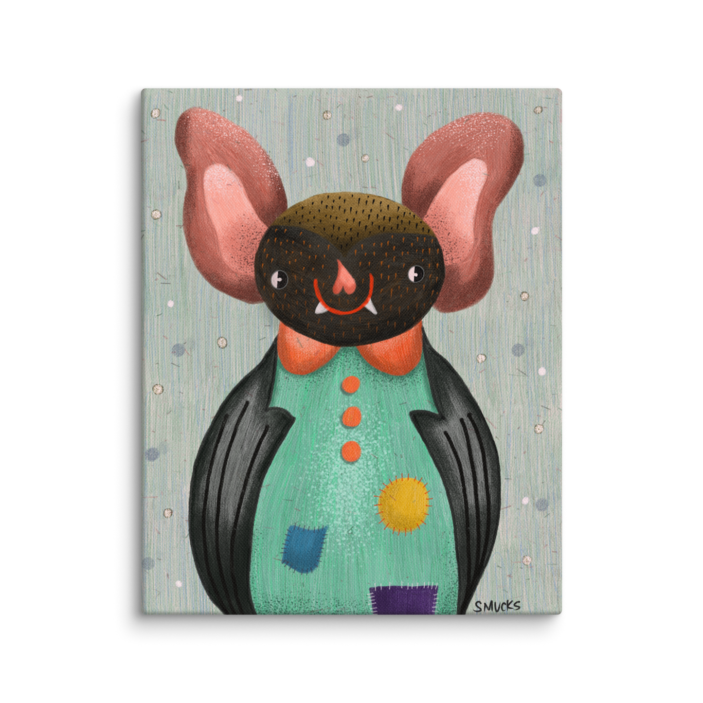 Batty 8x10 Canvas Wall Art