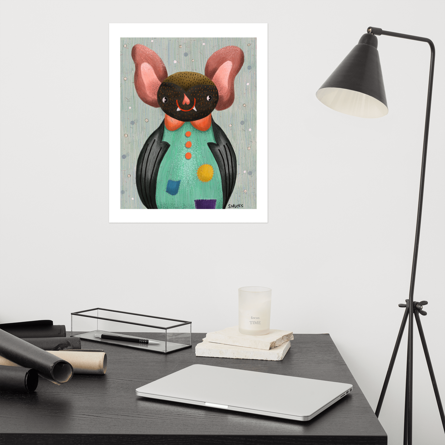 Batty Matte Art Poster Print