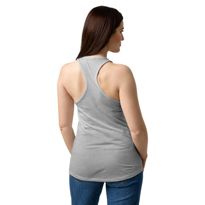 We All Belong Here Women’s Fitted Racerback Tank Top