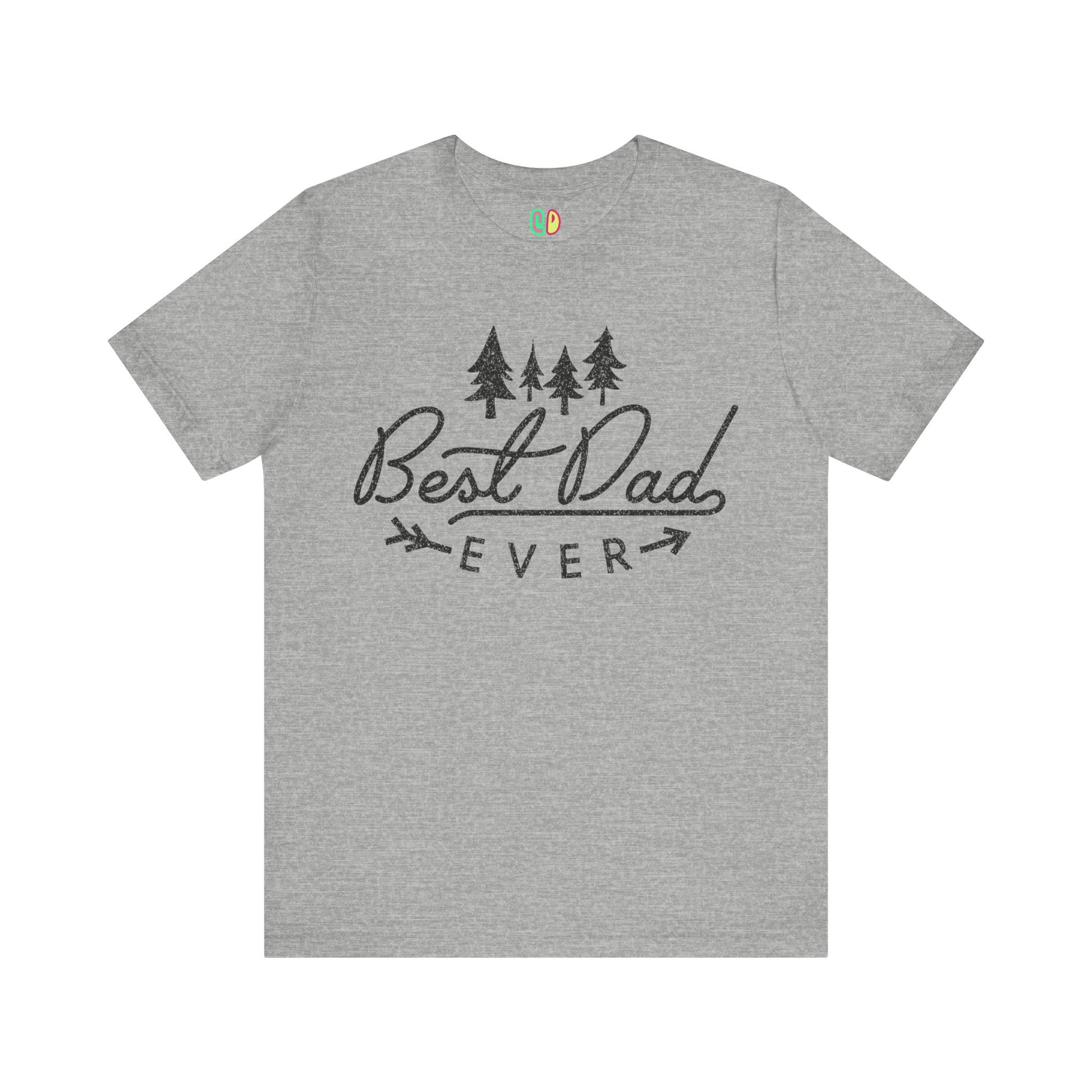 Father's Day gift Best Dad Ever" outdoorsy graphic tshirt