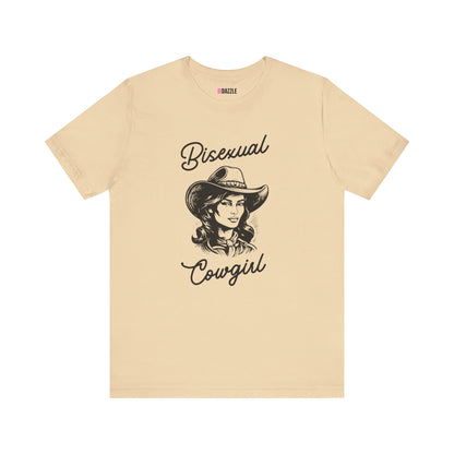 vintage style country western Bisexual Cowgirl pride unisex graphic tshirt