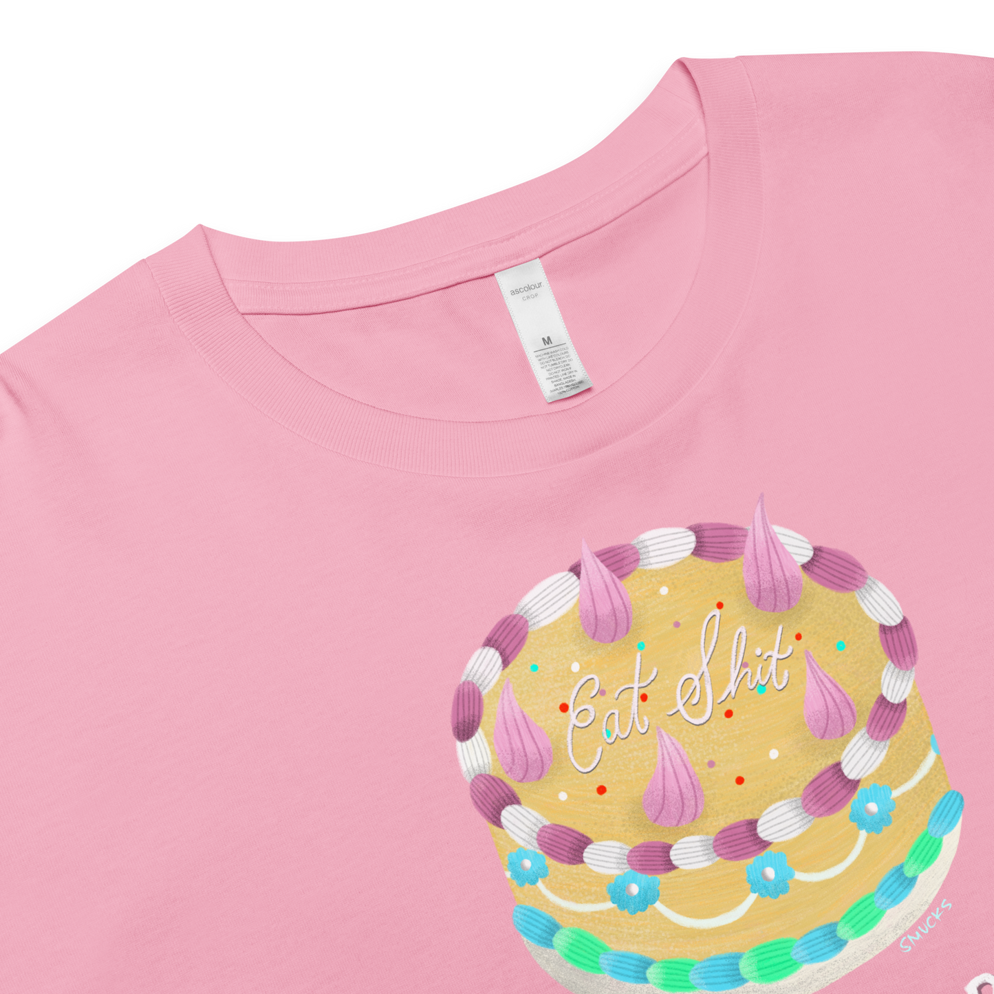 I'm Just Here For The Cake Crop Top