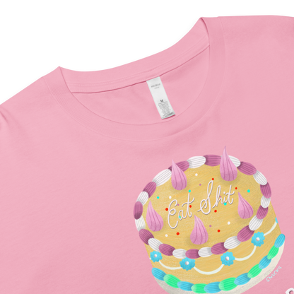 I'm Just Here For The Cake Crop Top