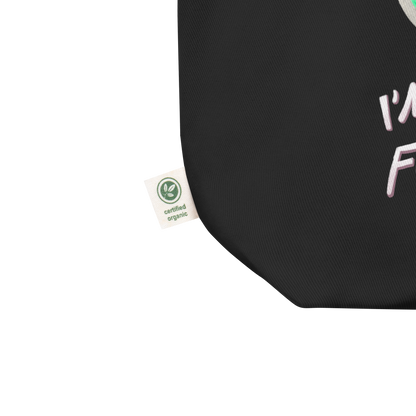 I'm Just Here For The Cake Organic Eco Tote Bag