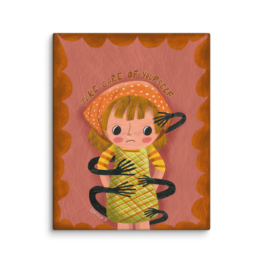 Take Care Of Yourself 8x10 Canvas Wall Art