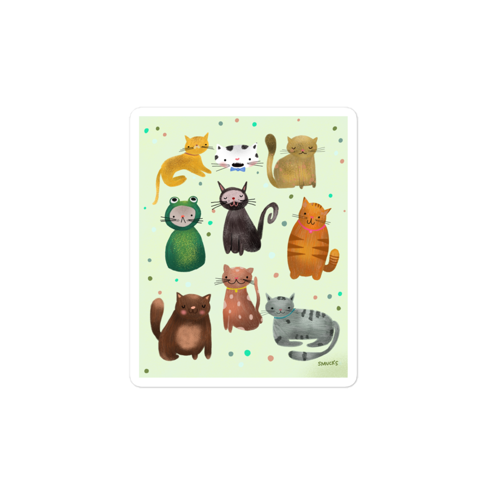 Cat Companions Sticker