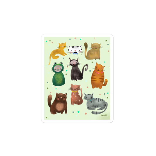 Cat Companions Sticker