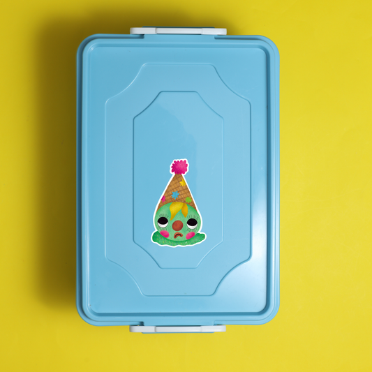 ice cream clown sticker