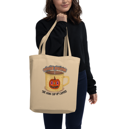 Forever Reheating The Same Cup Of Coffee Organic Eco Tote Bag