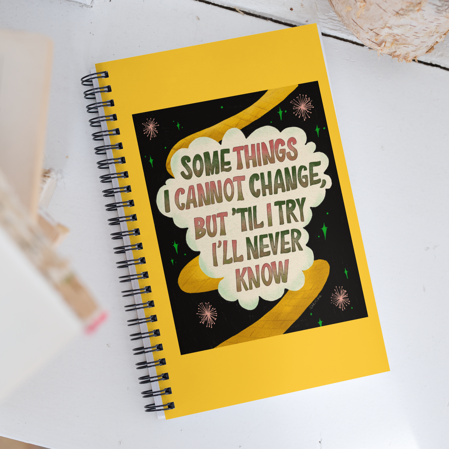 Defying Gravity Spiral Notebook Journal