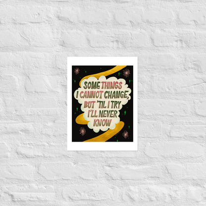 Defying Gravity Matte Art Poster Print