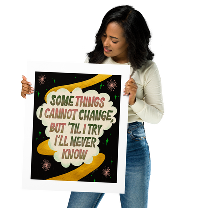 Defying Gravity Matte Art Poster Print