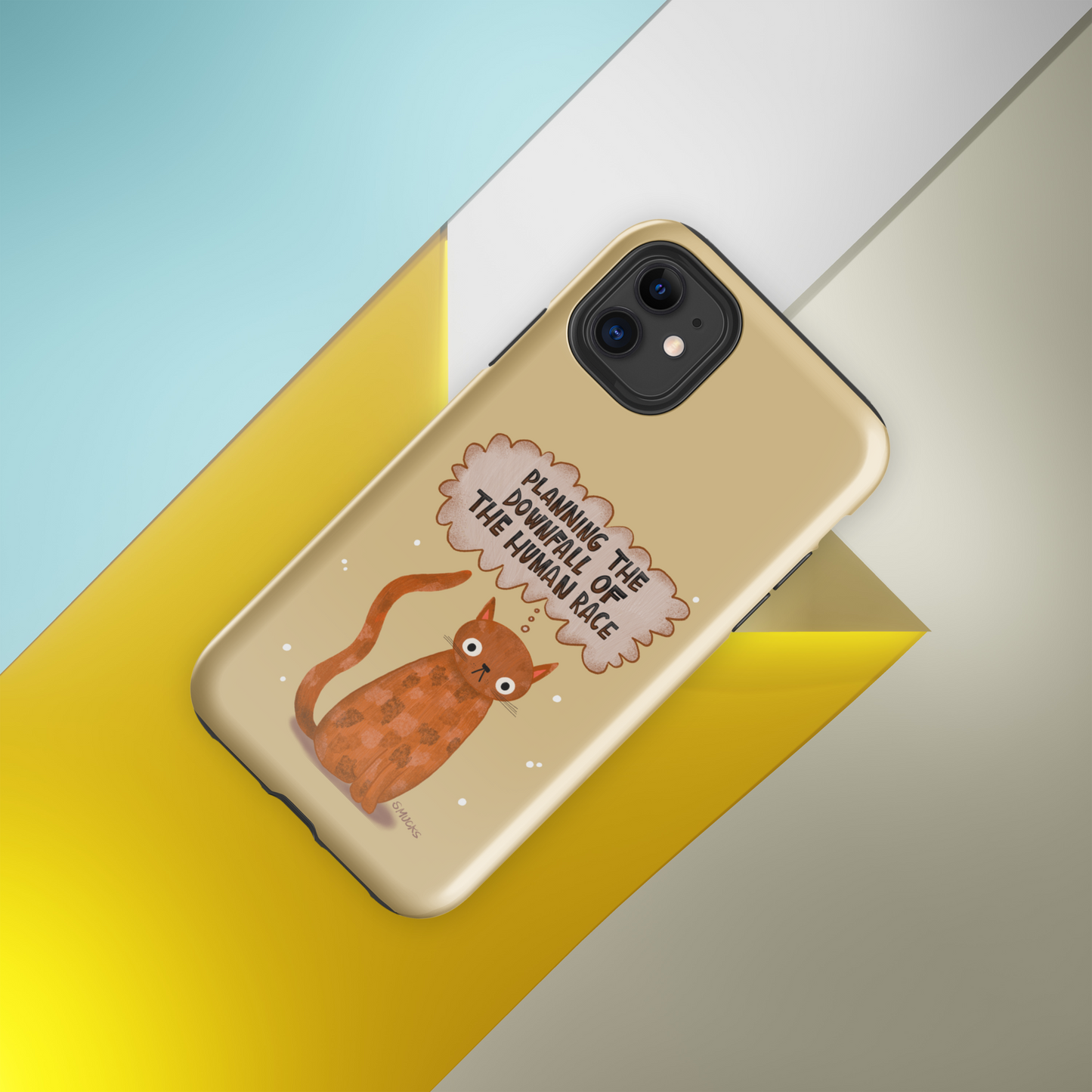 Planning the Downfall of the Human Race Tough Case for iPhone