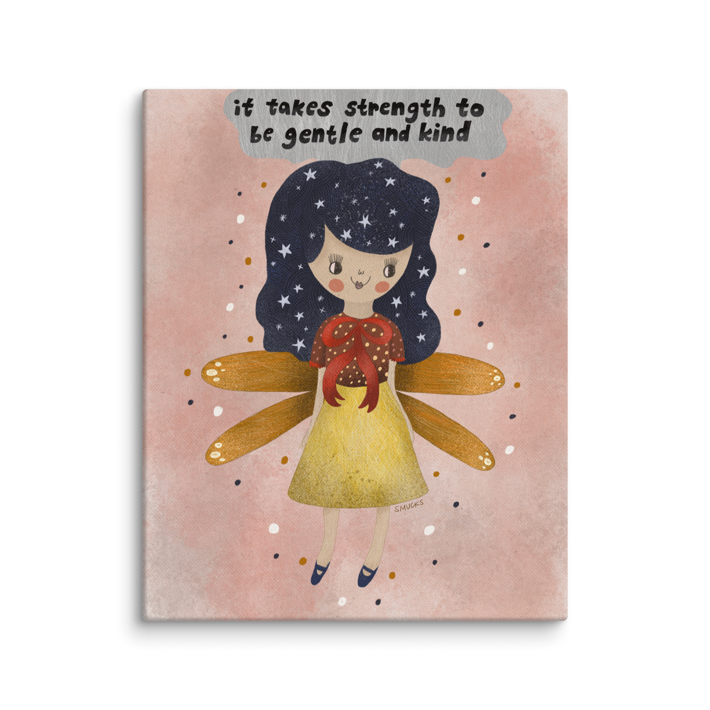 It Takes Strength Fairy 8x10 Canvas Wall Art