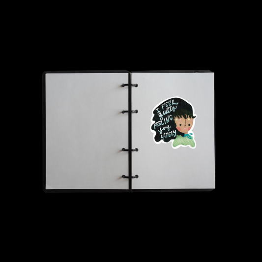 feeling joy sticker