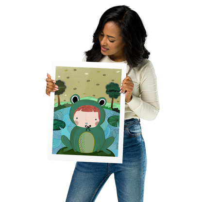 I Am Frog Matte Art Poster Print